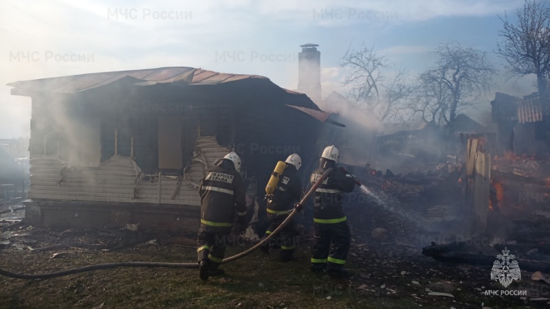 Ликвидация  открытого горения в Карачевском районе