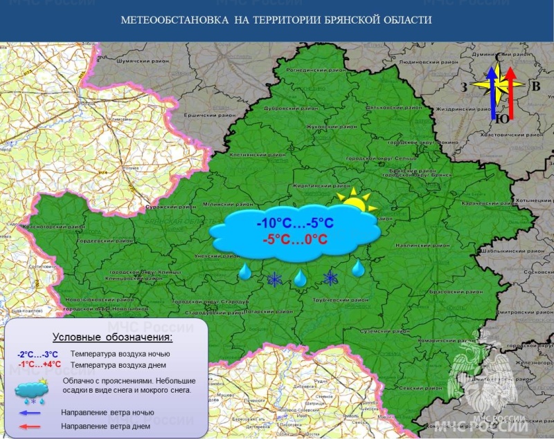 Оперативный ежедневный прогноз на 27.11.2024